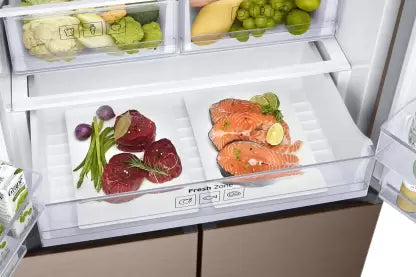 Sansui 544 L Frost Free Side by Side Refrigerator (Silver Steel, 520ISSNS) (OPEN BOX) Sansui 544 L Frost Free Side by Side Refrigerator (Silver Steel, 520ISSNS) (OPEN BOX)